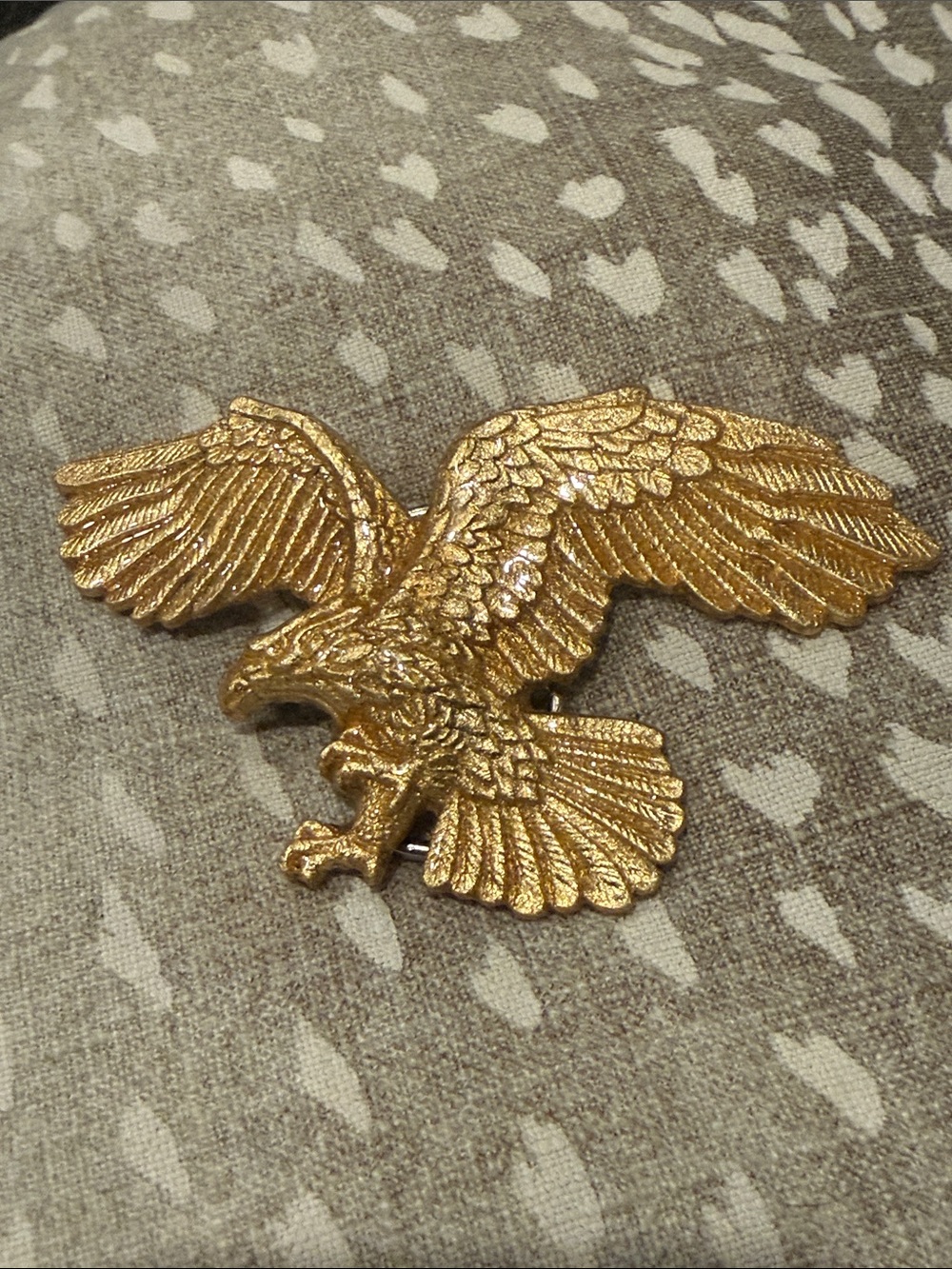 Gold Eagle Belt Buckle - military inspired !